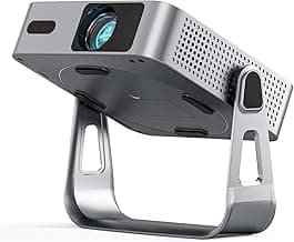 Smart Beamer Offizielle App Mini Projektor 4K mit Autofokus ＆ Trapezkorrektur, VOPLLS 700ANSI 1080P Full HD WiFi6 Bluetooth Beamer Klein Heimkino/Outdoor Projector für Handy (Silber) - Produktbild