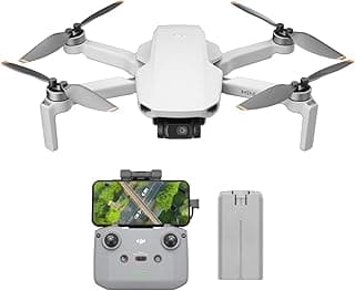 DJI Mini 4K Drohne mit 4K UHD Kamera Für Erwachsene, 3-Achsen-Gimbal-Stabilisierung, C0, QuickShots, 10 km Videoübertragung, Autom. Rückkehr, Windstabil, 1 Akku (31 min Flugzeit), Unter 249g - Produktbild