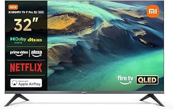 Xiaomi TV F Pro 32 32 QLED Smart TV Fire OS7 Triple Tuner DVB-C/S/S2/T/T2 - Details ansehen