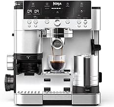 Ninja Luxe Premier 3-in-1-Kaffeemaschine mit Mahlwerk und Aufschäumer für Latte, Cappuccino, Cold Brew & Espresso, einfache Handhabung, 4 Voreinstellungen zum Aufschäumen, Silber, ES601EU - Günstig online kaufen