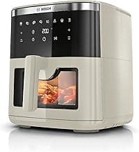 Bosch Heißluftfritteuse Serie 6, XXL Air Fryer, creme, 7,2 L Fassungsvermögen, beleuchtetes Sichtfenster, 7 voreingestellte Programme, bis zu 65% schnelleres Kochen, MAF671C0 - Amazon Angebot
