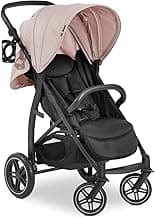 hauck Rapid 4D, Rosa - Kinderwagen mit Pannensicheren Gummiräder - ab Geburt bis 22 kg - mit Liegefunktion, UPF 50+, Schnell Klappbar, Becherhalter, Höhenverstellbar - Details ansehen