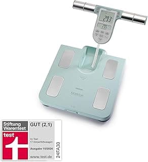OMRON BF511 Personenwaage: Körperfettwaage mit Körperfett und Muskelmasse - 8-Sensoren mit Hand zu Fuß Messung, bis 150 kg, für Erwachsene und Kinder ab 6 Jahren. - Jetzt günstig kaufen