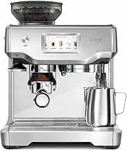Sage - The Barista Touch - Kaffeemaschine mit automatischem Milchaufschäumer & integriertem Mahlwerk - Touchscreen, abnehmbarer Tamper, 5 Voreinstellungen - Siebträgermaschine - Gebürsteter Edelstahl - Amazon Angebot