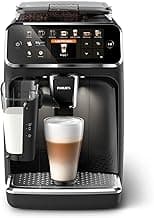 Philips Kaffeevollautomat der Serie 5400 – Espressomaschine für 12 Getränke, schnell reinigendes LatteGo System, intuitives TFT-Display, anpassbare Kaffeeeinstellungen (EP5441/50) - Details ansehen