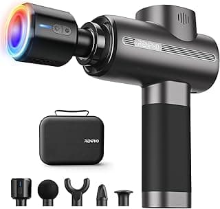 RENPHO Thermacool Massagepistole Wärme und Kälte, Massage Gun mit Hitze Kälte Function, Muskel Massagegerät für Heimbüro-Workout, Ganzkörper Muskelmassage Entspannung - Produktbild