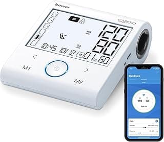 Beurer BM 96 Cardio Blutdruckmessgerät mit EKG-Funktion, Blutdruck- und Pulsmessung am Oberarm, zur Erkennung von Vorhofflimmern (AFib) zur Schlaganfallprävention, für Umfänge von 22-42 cm - Günstig online kaufen