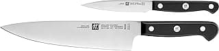 ZWILLING Gourmet Messer-Set, 2-teilig (Spick/Garniermesser 10 cm, Kochmesser 20cm), Rostfreier Spezialstahl, Ergonomischer Kunststoff-Griff, Schwarz - Made in Germany - Amazon Angebot