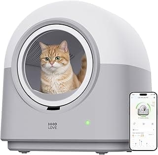 Katzenklo Selbstreinigend Katzentoilette Groß XXL, Automatisches Katzenklo Elektrisches, APP-Steuerung, Selbstreinigendes Katzenklo für 2 Katzen Mehrere Katzen, TY-PRO - Details ansehen