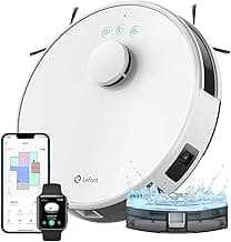 Lefant M1 Saugroboter mit Wischfunktion, Mehrstufiges Mapping mit No-Go-Zonen, 5500Pa Staubsauger Roboter 150 Mins Max, Ideal für Tierhaare und Hartböden, App-/Alexa-Steuerung,Weiß - Günstig online kaufen