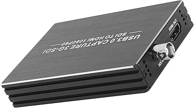 Goshyda Video Capture Card, 1080P Video Capture Card SDI zu HD Multimedia USB3.0 USB2.0 Port Capture Card Converter mit Langer Lebensdauer für Heimvideo - Super Angebot