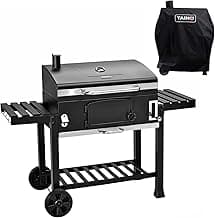 TAINO Hero XXL Set Abdeckhaube BBQ Smoker Grillwagen Holzkohle-Grill Standgrill Räucherofen - Günstig online kaufen