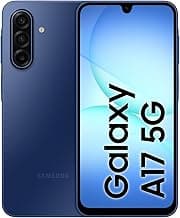 Samsung Galaxy A17 5G AI Smartphone, KI-Handy mit Android, Dünner 7,5-mm-Rahmen, 50-MP-Kamera, 128 GB Speicher, 4 GB RAM, 5.000-mAh-Akku, Blue, 2,5 Jahre Herstellergarantie [Exklusiv auf Amazon] - Amazon Angebot