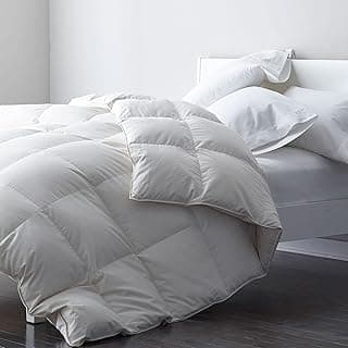 DWR Daunendecke 135x200 cm Winter Bettdecke, 100% Bio-Baumwolle, Winterdecke aus Federn and Daunen 1350gr.,Extra Warm & FlauschigFlauschige Steppdecke, Ökotex, Weiß - Günstig online kaufen