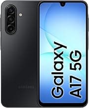Samsung Galaxy A17 5G AI Smartphone, KI-Handy mit Android, Dünner 7,5-mm-Rahmen, 50-MP-Kamera, 128 GB Speicher, 4 GB RAM, 5.000-mAh-Akku, Black, 2,5 Jahre Herstellergarantie [Exklusiv auf Amazon] - Amazon Angebot
