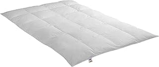 Irisette Daunendecke Nora warme Winterdecke mit Bezug aus 100% Baumwolle. Füllung aus 100% Daunen der Klasse I, 155 x 220 cm, Öko-Tex Zertifiziert, produziert nach deutschem Qualitätsstandard - Produktbild