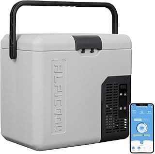 Alpicool P18 18L Kompressor Kühlbox 12v Mini Kühlschrank Elektrische Camping-Gefrierbox Klein Tragbare für Auto, Lkw, Boot, RV mit USB Anschluss,-20℃-20℃, Wiederaufladbar(Batterie nicht enthalten) - Details ansehen