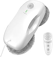 Tosima W2 Roboter Fensterreiniger, automatische Fensterreiniger 3800 PA, mit Fernbedienung, intelligenter Navigation und intelligenter Kantenerkennung, geeignet für Außen- und Innenräume - Top Deal