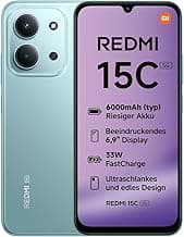 Xiaomi REDMI 15C 5G, Smartphone 4+128GB, 6,9 120Hz Display, MediaTek Dimensity 6300 Prozessor 6nm Octa-Core, 50MP KI-Dualkamera, 6000mAh, Mintgrün - Amazon Angebot