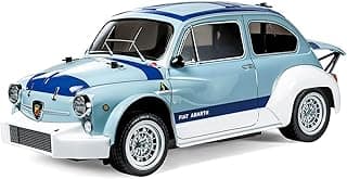 Tamiya 58721 1:10 RC FIAT Abarth 1000TCR MB-01 - ferngesteuertes Auto, Fahrzeug, Modellbau, Zusammenbauen, Hobby, RC Bausatz, unlackiert, Red - Amazon Angebot