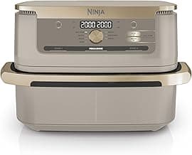 Ninja Foodi FlexDrawer Heißluftfritteuse, Dual Zone, Stone Gold AF500EUSD - Details ansehen