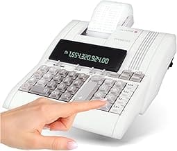 OLYMPIA CPD 3212 S Tischrechner mit Druckwerk | Taschenrechner groß12-stellig | Calculator Papierrolle 3 Zeilen/Sek. | Rechenmaschine mit Papierrolle | Taschenrechner klein | Rechner - Günstig online kaufen