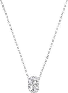 JOOP! Halskette aus 925 Sterling Silber für Damen, Halsschmuck, teilw. mit Schmuckstein, Silber 925 rhodiniert, Kommt in passender Schmuckbox - Stark reduziert