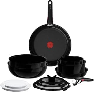 Tefal Ingenio Explore On 13-tlg. Kochgeschirr-Set, Schwarz, L2679302 | keramische Fusion Core Antihaftversiegelung, Thermo-Signal, für alle Herdarten, sicherer Griff, mühelose Reinigung, L2679302 - Günstig online kaufen