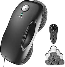 Tosima W2 fensterputzroboter 3800 PA automatischer fensterroboter mit Fernbedienung intelligenter Navigation und intelligenter Kantenerkennung geeignet für den Außen- und Innenbereich schwarz - Produktbild