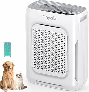 Luftreiniger Allergiker Air Purifier HEPA Luftfilter mit waschbarem Doppelfilter, CADR 450m³/h, Smart WiFi, 20dB Schlafmodus, AQI Anzeige, Aroma, Timer, gegen Staub Pollen, Haustiere & Raucher - Günstig online kaufen
