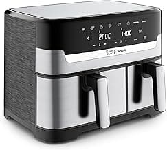 Jamie Oliver by Tefal Dual Drawer Heißluftfritteuse 8,3 L – Airfryer mit 2 Kammern & Grillfunktion, 8 Programme, Sync-Modus für gleichzeitiges Garen, fettarm frittieren & energiesparend EY90JDE1 - Günstig online kaufen