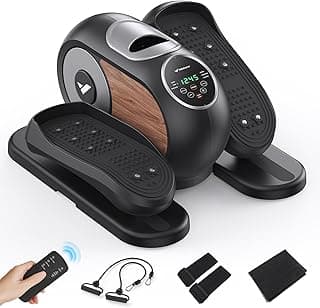 MERACH Mini Elektrischer Crosstrainer, Untertisch Ellipsentrainer für Zuhause mit Fernbedienung, Display, Rutschfestem Pad, 12 Geschwindigkeiten, Leise & Tragbar Cross Trainer für Senioren, Erwachsene - Amazon Angebot