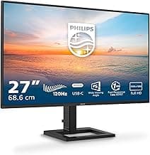 Philips 27E1N1300AM - 27 Zoll Full HD Monitor, Lautsprecher (1920x1080, 120 Hz, 1x HDMI 1.4, USB-C (65W Power Delivery), USB Hub) schwarz - Amazon Angebot