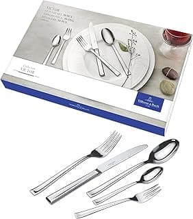 Villeroy & Boch – Victor Tafelbesteck 30 Teilig, Besteckset Für 6 Personen, Spülmaschinenfest, Rostfrei, Messer, Gabel, Löffel, Essbesteck Set, Besteck Aus Edelstahl - Jetzt günstig kaufen