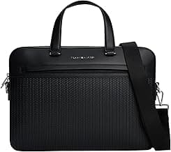 TOMMY HILFIGER TH WOVEN COMPUTER BAG AM0AM13660 Herren Computertasche, Schwarz, Einheitsgröße, Schwarz (Schwarz), One Size - Details ansehen