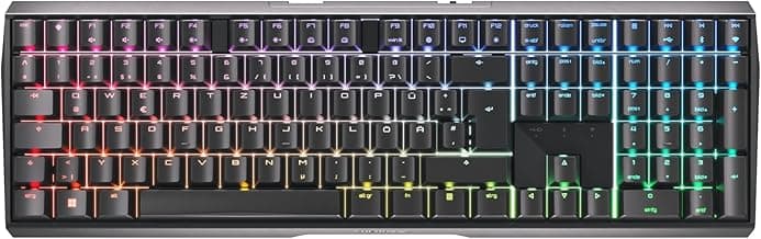 CHERRY MX 3.0S Wireless, Gaming-Tastatur, DE QWERTZ, MX2A RED, Schwarz - Extrem reduziert