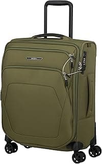 Samsonite Spark SNG Eco - Handgepäck Koffer 55 x 40 x 23 cm - Weichgepäck Kabinentrolley für EasyJet & die meisten Airlines, Erweiterbar, 48/55L - Grün (Olive) - Produktbild