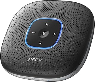 Anker, PowerConf, Konferenzlautsprecher, Mikrofon (Schwarz) | verbesserter Tonaufnahme, 24 St. Akku, USB-C Konnektivität, für Homeoffice - Super Angebot
