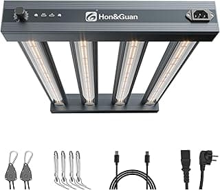 Hon&Guan LED Grow Lampe EG2400 Vollspektrum Grow Light 240W 56x36cm für 60x60cm 70x70cm 80x80cm Grow Zelt, Dimmbare Daisy Chain Pflanzenlampe Indoor-Pflanzen Growzelt Growlampe für Gemüse Blume - Amazon Angebot