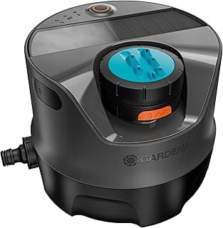 Gardena AquaPrecise Bewässerungssystem für Rasenflächen bis zu 320 m²: solarbetrieben, gleichmäßige Wasserverteilung, für jede Gartenform, Bluetooth, einfache Installation (16000-20) - Amazon Angebot