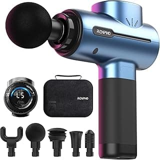 Massagepistole, RENPHO Active Massage Gun für Tiefes Gewebe, Rücken Massagepistole Massagegerät mit USB C Aufladung zur Muskel Massage Entspannen, Bestes Geschenk für Familie - Jetzt günstig kaufen