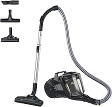 Hoover HP1 Staubsauger beutellos, leistungsstarker Bodenstaubsauger mit 2L-Behälter, EPA-Staubfilter, integriertem Zubehör, 7,5 m Arbeitsradius, ideal für Hartböden & Teppiche [HPZ107HM] - Günstig online kaufen