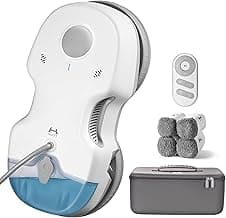 Hutt S7 Fensterputzroboter mit aktiver Sprühfunktion, 5500 Pa Saugkraft, 3D Schwebepad, automatischer Fensterreiniger elektrisch mit 80 ml Tank, Mehrfachschutz, 8× Reinigungslappen, Transportkoffer - Günstig online kaufen