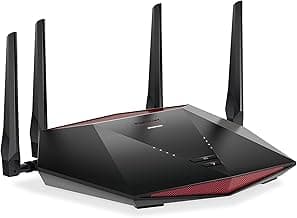 NETGEAR Nighthawk Gaming Router WiFi 6 (AX5400 Speed mit 6 Streams, Pro Gaming WLAN Router mit DumaOS 3.0, verzögerungsfreie Verbindungen, XR1000) - Produktbild