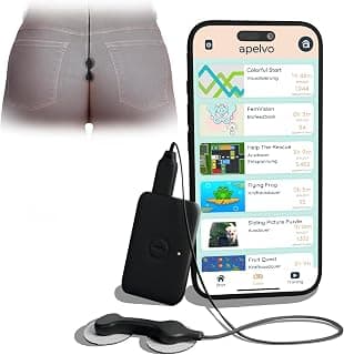 Beckenbodentrainer mit App - für Frau und Mann ohne Einführen - Innovatives Biofeedback Fitnessgerät als Komplett-Set - Details ansehen