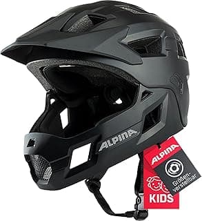 ALPINA Rupi Kinder Fullface Helm – Leicht und Sicher für Kinder und Junge Jugendliche, optimal für den Mountainbike Einstieg, Abnehmbarer Kinnbügel, verstellbare Passform, optimale Belüftung - Günstig online kaufen