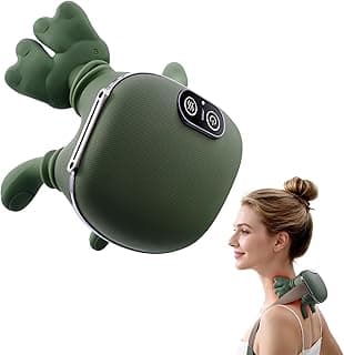 4D Bionische Hand Nackenmassagegerät, Elektrisches Shiatsu Massagegerät mit 3 Intensitätsstufen und 2 Heizstufen, Tiefengewebemassage für Nacken und Schultern, Lindert Muskelverspannungen und Ermüdung - Super Angebot