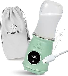 Pro+ Flaschenwärmer Baby unterwegs mit genauer Temperatursteuerung & USB-C - akkubetriebener, tragbarer Flaschenwärmer to go - Baby Bottle Warmer portable - Babyflaschen Wärmer unterwegs - Produktbild