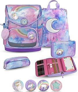 Belmil Premium Compact Plus ergonomisches Schulranzen Set 5 - teilig, AGR, Brustgurt, Hüftgurt, Magnetverschluss (405-41/P/S) - Jetzt günstig kaufen