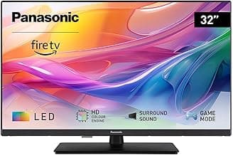 Panasonic TV-32S50AEZ, S50A Serie 32 Zoll HD LED Smart TV, 2024, Fire TV, HD Color Engine, HDR, Alexa-Sprachsteuerung, Gaming-Modus, Media Player, für EIN außergewöhnliches visuelles Erlebnis - Details ansehen